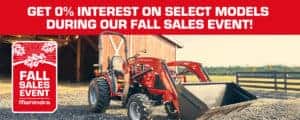 Get 0% Interest On Select Models During Our Fall Sales Event!