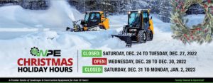 New Holiday Hours